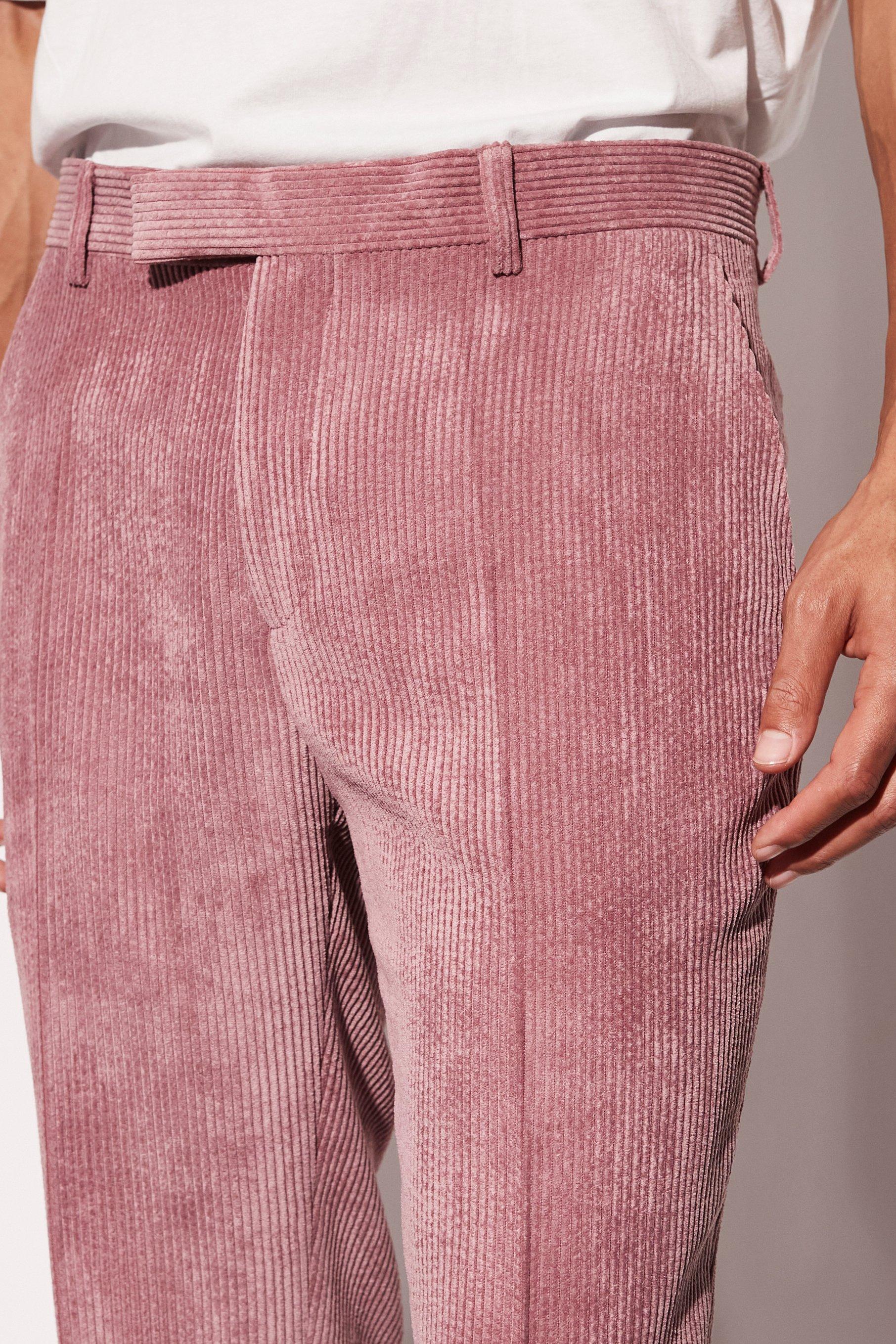 Dusty pink 2024 corduroy trousers